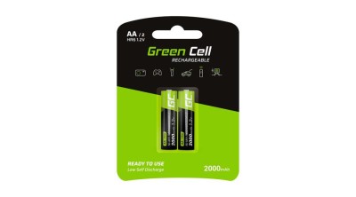 Baterie Green Cell 2x AA HR6 2000mAh foto