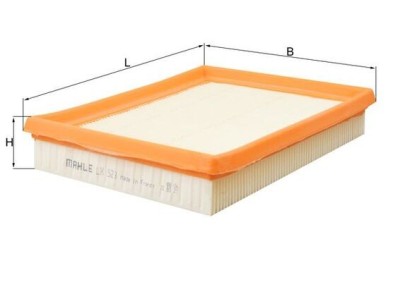 MAHLE LX 523 Filtru aer foto