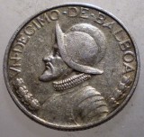 J.452 PANAMA 1/10 DE BALBOA 1947 ARGINT