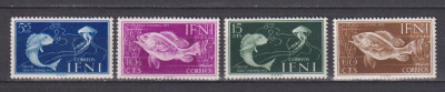 IFNI 1953 FAUNA MARINA MI.128-131 MNH foto