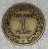 CY - Franc 1922 Franța/ frumoasa, Europa, Cupru-Nichel