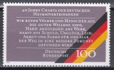 Germania 1990 - A 40-a aniversare a Organizației Refugiaților, MNH, Nestampilat