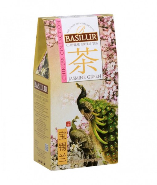Basilur Jasmine Green Ceai verde chinezesc Refill, 100g