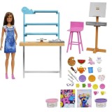 Cumpara ieftin Set de joaca Barbie Self-Care, Studioul de creare si relaxare