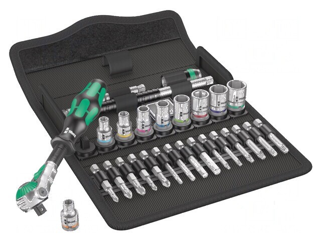 Set chei tubulară Fixare 1/4, 28 piese