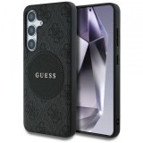 Husa MagSafe pentru Samsung Galaxy S25 S931, Guess, 4G Circle Classic Logo, Neagra