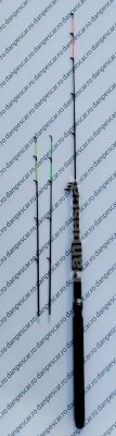 Lanseta fibra sticla ROBIN HAN Power tele feeder 2,40 metri 90-150gr foto