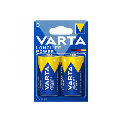 Baterie Varta LongLife Power LR20 1,5V Alcalina set 2 buc. Cod:4920 Automotive TrustedCars foto