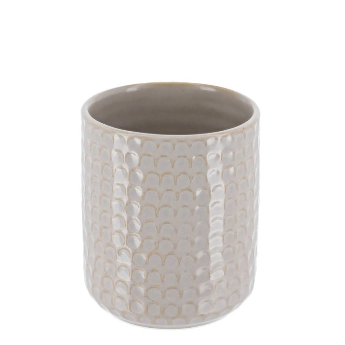 Suport Periuțe Ceramică Lucios &ndash; Crem