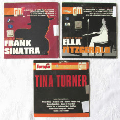 3 CD-uri "Giants of Music: Frank Sinatra, Ella Fitzgerald, Tina Turner", 2003