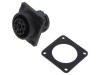 Conector Circular BINDER 696, 8 Pini (4+4), Mama, 400V, 25A, IP67/IP69K