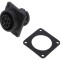 Conector circular BINDER 696 soclu mamă 8 pini 400V 25A IP67/IP69K