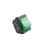 Comutator basculant ON-OFF cu retinere 250V 10A 2 circuite cu bec, Somogyi Elektronic