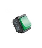 Comutator basculant ON-OFF cu retinere 250V 10A 2 circuite cu bec, Somogyi Elektronic