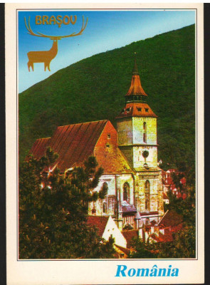 CPI B14041 CARTE POSTALA - BRASOV. BISERICA NEAGRA foto