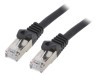 Patch cord S/FTP Cat 6a LSZH Negru 3m Cablexpert, Gembird