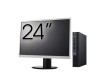 Pachet Calculator Second Hand DELL OptiPlex 3060 MiniPC, Intel Core i3-8100T 3.10GHz, 8GB DDR4, 256GB SSD + Monitor 24&amp;quot; NewTechnology Media