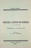 PROCESUL LEGIONAR DIN ROMANIA 9-12 OCT 1953 OMUL NOU SUA 1983 EDIT 3-A LEGIONAR