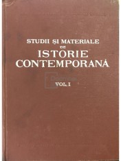 Eliza Campus - Studii si materiale de istorie contemporana, vol. 1 (Editia: 1956) foto