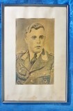 D315-I-Ofiter german al 3 lea Reich E. KISSEL 1938-Wermacht-aviator-Autoportret.