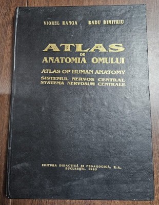 ATLAS DE ANATOMIA OMULUI SISTEMUL NERVOS CENTRAL 1993-VIOREL RANGA , RADU DIMITRIU foto