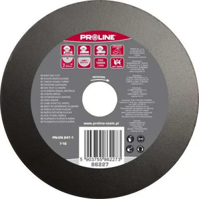 Disc Proline Raspel Plat Fin Diametru 125 mm foto