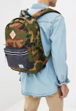 Rucsac Herschel Heritage Woodland Camo/Denim - Cod 1588734556, Marime universala