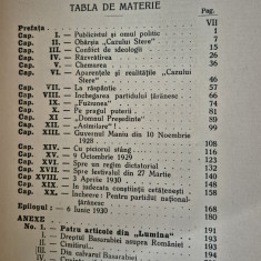 Carte veche 1930 C Stere Partidul National Taranesc si Cazul Stere