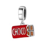 Cumpara ieftin Charm/talisman argint 925, JW1629, model Choco, placat cu rodiu