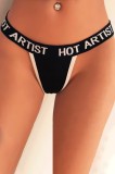 GS616-1 Chilot tanga-sport cu banda elastica cu txt &quot;HOT ARTIST&quot;, XS