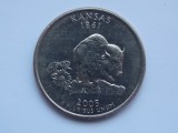 QUARTER DOLLAR 2005 USA-COMEMORATIV-KANSAS
