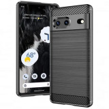 Husa Google Pixel 7 Carbon Negru Techsuit