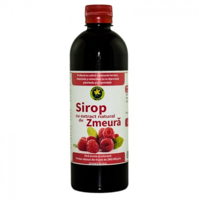 SIROP ZMEURA 500ml HYPERICUM foto