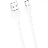 Cablu Date si Incarcare USB-A - USB-C XO Design NB200, 10.5W, 1m, Alb