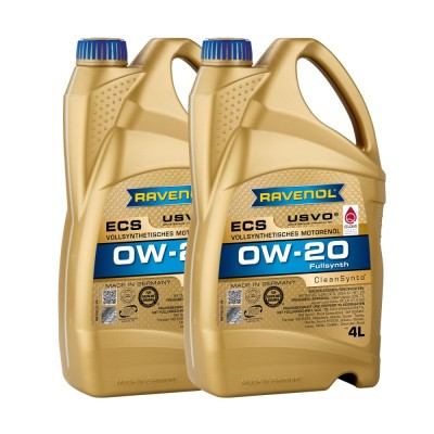 Pachet 8 litri Ulei Ravenol ECS USVO 0W20 foto