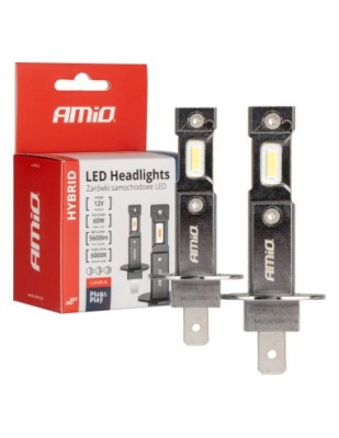 Set 2 leduri auto H1 Canbus, 60W, 5600 Lm, 6000k, 12V foto