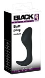 Plug anal din silicon cu varf bombat Butt plug medium (10,5 cm), BLACK VELVETS