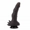 Dildo de &icirc;naltă calitate, &icirc;n formă de penis X-MEN Nick&#039;s 7 Cock Black (17.8cm)