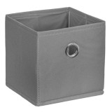 Cutie de depozitare fara capac Grey, Gri, 15x15x15 cm