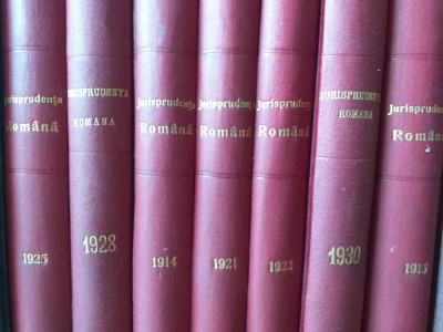 Jurisprudenta Romana, 7 volume foto
