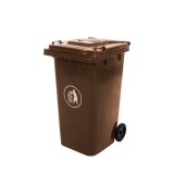 Cumpara ieftin Container deșeuri 240L maro