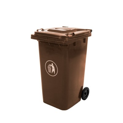Container deșeuri 240L maro foto