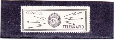 ROMANIA 1940 VINIETA SERVICIUL TELEGRAFIC ,MNH foto