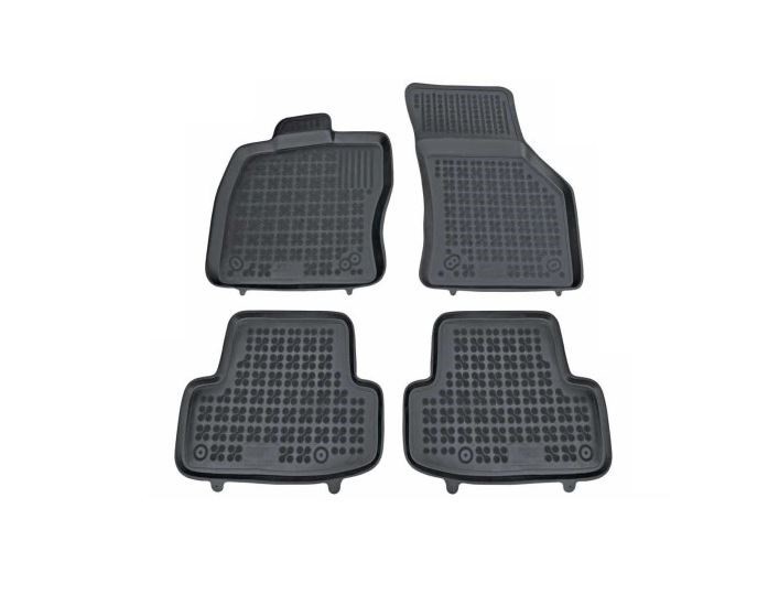 Set covorase auto AUDI Q2 (GA), 10.2016-,negru, elastomer