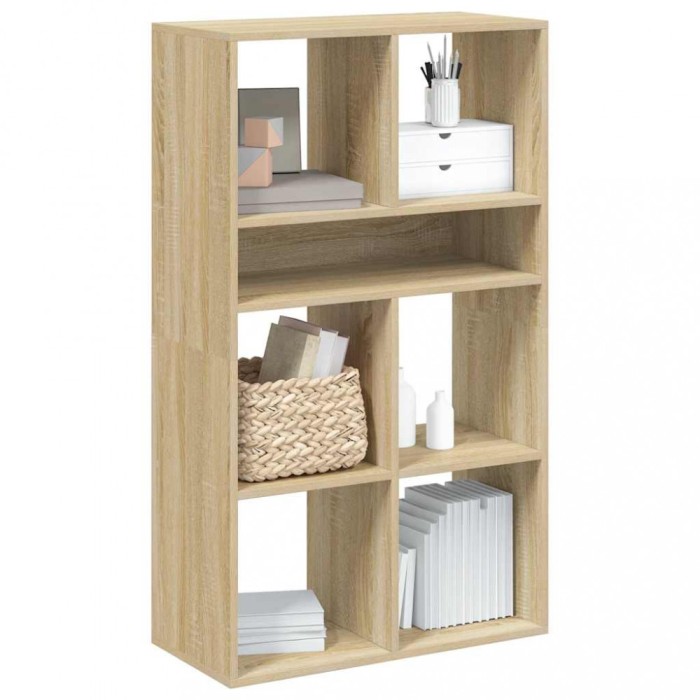 Gossi biblioteca, stejar sonoma, 66x31x112 cm, lemn prelucrat