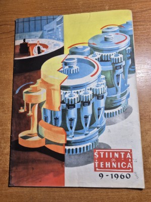 stiinta si tehnica septembrie 1960 - noul cartier giulesti ,tehno frig , traian vuia foto