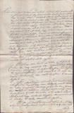 A3085N Contract de &icirc;mprumut cu zălogire de păm&acirc;nturi, 1835, comitatul Solnocul Interior, Transilvania, sigilii &icirc;n ceară roșie, limba maghiară