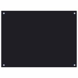 Cumpara ieftin Panou antistropi de bucatarie, negru 80x60 cm sticla securizata