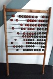 Abac vechi romanesc / numaratoare, anii 60-70, scoala gradinita 120x70 cm