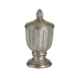 Cumpara ieftin Vas din rasina Champagne cu capac 14 cm x 25 cm, Inart